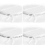 4'lü Etnik Kuş Tasarımlı Dijital Baskılı Modern Yuvarlak Fermuarlı Sandalye Minderi Seti Realhomes