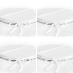 - RealHomes Yuvarlak Fermuarlı Sandalye Minderi - Realhomes  4'lü Çiçek Desenli Özel Tasarım Dijital Baskılı Modern Yuvarlak Fermuarlı Sandalye Minderi Seti Realhomes