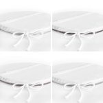 - RealHomes Yuvarlak Fermuarlı Sandalye Minderi - Realhomes 4'lü Kalp & Kaktüs Özel Tasarım Dijital Baskılı Modern Yuvarlak Fermuarlı Sandalye Minderi Seti Realhomes