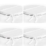 4'lü Çam Ağaçlı Araba Desenli Dijital Baskılı Modern Yuvarlak Fermuarlı Sandalye Minderi Seti Realhomes