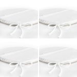 - RealHomes Yuvarlak Fermuarlı Sandalye Minderi - Realhomes 4'lü Etnik Özel Tasarım Dijital Baskılı Modern Yuvarlak Fermuarlı Sandalye Minderi Seti Realhomes