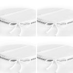 4'lü Özel Tasarım İskandinav Çizimli Dijital Baskılı Modern Yuvarlak Fermuarlı Sandalye Minderi Seti Realhomes