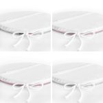 4'lü Sevimli Pop-Art Çizimli Kızlar Yuvarlak Fermuarlı Sandalye Minderi Seti Realhomes