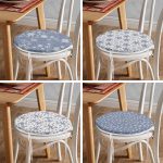 - RealHomes Yuvarlak Fermuarlı Sandalye Minderi - Realhomes 4'lü Kot Zemin Üzerinde Yıldız Ve Kristal Taneleri Desenli Özel Tasarım Dijital Baskılı Yuvarlak Fermuarlı Sandalye Minderi Seti Realhomes