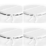 4'lü Enik Motifli Fil Tasarımlı Yuvarlak Fermuarlı Sandalye Minderi Seti Realhomes