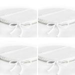 4'lü Renkli One Line Çizimli Dijital Baskılı Yuvarlak Fermuarlı Sandalye Minderi Seti Realhomes