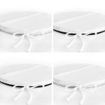 - RealHomes Yuvarlak Fermuarlı Sandalye Minderi - Realhomes  4'lü Keep Calm Temalı Kral Tacı Motrifli Yuvarlak Fermuarlı Sandalye Minderi Seti Realhomes