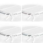 4'lü Renkli Ogea Tasarımlı Dijital Baskılı Yuvarlak Fermuarlı Sandalye Minderi Seti Realhomes