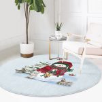 - RealHomes Dijital Baskılı Kaymaz Tabanlı Comfort Yuvarlak Halı - Realhomes  Realhomes Kardan Adam Tasarımlı Dijital Baskılı Lacivert Mutfak Yıkanabilir Kaymaz Tabanlı Yuvarlak Halı Realhomes