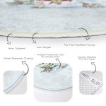 - RealHomes Dijital Baskılı Kaymaz Tabanlı Comfort Yuvarlak Halı - Realhomes  Realhomes Kardan Adam Tasarımlı Dijital Baskılı Lacivert Mutfak Yıkanabilir Kaymaz Tabanlı Yuvarlak Halı Realhomes