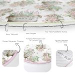 - RealHomes Dijital Baskılı Kaymaz Tabanlı Comfort Yuvarlak Halı - Realhomes  Flower ve Çiçek Demetleri Özel Tasarım Dijital Baskılı Pembe Salon Oturma Odası Yıkanabilir Kaymaz Tabanlı Yuvarlak Halı Realhomes