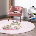 - RealHomes Dijital Baskılı Kaymaz Tabanlı Comfort Yuvarlak Halı - Realhomes  Çiçek Demetleri Özel Tasarım Dijital Baskılı Modern Pembe Mutfak Yıkanabilir Kaymaz Tabanlı Yuvarlak Halı Realhomes