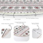 - RealHomes Dijital Baskılı Kaymaz Tabanlı Comfort Yuvarlak Halı - Realhomes  Realhomes Etnik İskandinav Motifli Dijital Baskılı Renkli Mutfak Yıkanabilir Kaymaz Tabanlı Yuvarlak Halı Realhomes