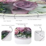 - RealHomes Dijital Baskılı Kaymaz Tabanlı Comfort Yuvarlak Halı - Realhomes Realhomes Pembe Güller Dijital Baskılı Salon ve Oturma Odası Yıkanabilir Kaymaz Tabanlı Yuvarlak Halı Realhomes