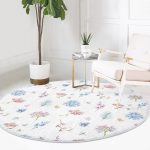 - RealHomes Dijital Baskılı Kaymaz Tabanlı Comfort Yuvarlak Halı - Realhomes Realhomes Modern Geometrik Şekilli Dijital Baskılı Renkli Banyo Yıkanabilir Kaymaz Tabanlı Yuvarlak Halı Realhomes