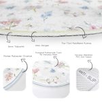 - RealHomes Dijital Baskılı Kaymaz Tabanlı Comfort Yuvarlak Halı - Realhomes Realhomes Modern Geometrik Şekilli Dijital Baskılı Renkli Banyo Yıkanabilir Kaymaz Tabanlı Yuvarlak Halı Realhomes