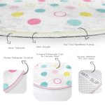 - RealHomes Dijital Baskılı Kaymaz Tabanlı Comfort Yuvarlak Halı - Realhomes  Realhomes Renkli Puantiyeli Dijital Baskılı Pembe Mutfak Yıkanabilir Kaymaz Tabanlı Yuvarlak Kadife Halı Realhomes