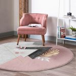 - RealHomes Dijital Baskılı Kaymaz Tabanlı Comfort Yuvarlak Halı - Realhomes  Modern Üçgen Mermer Desenli 3D Dijital Baskılı Gri Salon ve Oturma Odası Yıkanabilir Kaymaz Tabanlı Yuvarlak Halı Realhomes