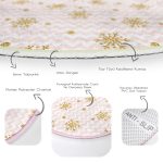 - RealHomes Dijital Baskılı Kaymaz Tabanlı Comfort Yuvarlak Halı - Realhomes  Realhomes Zikzak Pudra Zeminli Altın Detaylı Modern Pembe Mutfak Yıkanabilir Kaymaz Tabanlı Yuvarlak Halı Realhomes