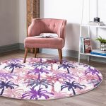 - RealHomes Dijital Baskılı Kaymaz Tabanlı Comfort Yuvarlak Halı - Realhomes  Realhomes Pudra Renkler Ananas Desenli Özel Tasarım Pembe Outdoor Yıkanabilir Kaymaz Tabanlı Yuvarlak Halı Realhomes