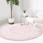 - RealHomes Dijital Baskılı Kaymaz Tabanlı Comfort Yuvarlak Halı - Realhomes  Realhomes Home Sweet Dijital Baskılı Pembe Koridor ve Antre Yıkanabilir Kaymaz Tabanlı Yuvarlak Halı Realhomes