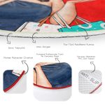 - RealHomes Dijital Baskılı Kaymaz Tabanlı Comfort Yuvarlak Halı - Realhomes  Kırmızı Zeminli Popart Wow Desenli Modern Bordo Çocuk ve Genç Odası Yıkanabilir Kaymaz Tabanlı Yuvarlak Halı Realhomes