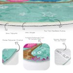 - RealHomes Dijital Baskılı Kaymaz Tabanlı Comfort Yuvarlak Halı - Realhomes  Ağaçta Sevimli Baykuşlar Modern Tasarım Dijital Baskılı Renkli Çocuk ve Genç Odası Yıkanabilir Kaymaz Tabanlı Yuvarlak Halı Realhomes