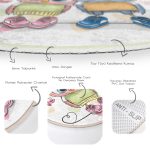 - RealHomes Dijital Baskılı Kaymaz Tabanlı Comfort Yuvarlak Halı - Realhomes Realhomes Sevimli Kediler Dijital Baskılı Pembe Çocuk ve Genç Odası Yıkanabilir Kaymaz Tabanlı Yuvarlak Halı Realhomes