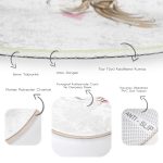 - RealHomes Dijital Baskılı Kaymaz Tabanlı Comfort Yuvarlak Halı - Realhomes Beyaz Zeminde Renkli Kalem Çizimli Modern Krem Çocuk ve Genç Odası Yıkanabilir Kaymaz Tabanlı Yuvarlak Halı Realhomes