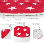 - RealHomes Dijital Baskılı Kaymaz Tabanlı Comfort Yuvarlak Halı - Realhomes Modern Yıldız Desenli Dijital Baskılı Bordo Koridor ve Antre Yıkanabilir Kaymaz Tabanlı Yuvarlak Halı Realhomes