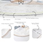 - RealHomes Dijital Baskılı Kaymaz Tabanlı Comfort Yuvarlak Halı - Realhomes  Geometrik Çizimlerden Oluşan Baykuş Motifli Özel Tasarım Renkli Ofis Yıkanabilir Kaymaz Tabanlı Yuvarlak Halı Realhomes