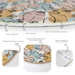 - RealHomes Dijital Baskılı Kaymaz Tabanlı Comfort Yuvarlak Halı - Realhomes  Realhomes Dijital Baskılı Botanik Portre Basklı Renkli Mutfak Yıkanabilir Kaymaz Tabanlı Yuvarlak Kadife Halı Realhomes