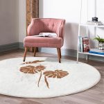 - RealHomes Dijital Baskılı Kaymaz Tabanlı Comfort Yuvarlak Halı - Realhomes  Realhomes Gri Zeminde Palmiye Yaprakları Motifli Bordo Mutfak Yıkanabilir Kaymaz Tabanlı Yuvarlak Halı Realhomes