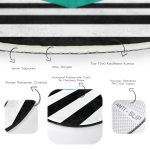 - RealHomes Dijital Baskılı Kaymaz Tabanlı Comfort Yuvarlak Halı - Realhomes  Realhomes Modern Kalp Desenli Dijital Baskılı Siyah Banyo Yıkanabilir Kaymaz Tabanlı Yuvarlak Kadife Halı Realhomes