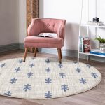 - RealHomes Dijital Baskılı Kaymaz Tabanlı Comfort Yuvarlak Halı - Realhomes  Realhomes Kot Zeminde Çam Ağacı Motifli Renkli Salon ve Oturma Odası Yıkanabilir Kaymaz Tabanlı Yuvarlak Halı Realhomes