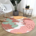 - RealHomes Dijital Baskılı Kaymaz Tabanlı Comfort Yuvarlak Halı - Realhomes  Realhomes Özel Tasarımlı Renkli Salon ve Oturma Odası Yıkanabilir Kaymaz Tabanlı Yuvarlak Halı Realhomes