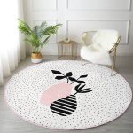 - RealHomes Dijital Baskılı Kaymaz Tabanlı Comfort Yuvarlak Halı - Realhomes  Realhomes Dijital Baskılı Puantiyeli Zemin Vazo Motifli Pembe Mutfak Yıkanabilir Kaymaz Tabanlı Yuvarlak Kadife Halı Realhomes