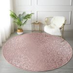 - RealHomes Dijital Baskılı Kaymaz Tabanlı Comfort Yuvarlak Halı - Realhomes Realhomes Simli Yüzey İllüstrasyon Dijital Baskılı Turuncu Mutfak Yıkanabilir Kaymaz Tabanlı Yuvarlak Halı Realhomes