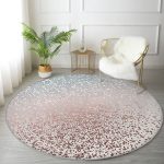 - RealHomes Dijital Baskılı Kaymaz Tabanlı Comfort Yuvarlak Halı - Realhomes  Realhomes Simli Yüzey İllüstrasyon Dijital Baskılı Turuncu Mutfak Yıkanabilir Kaymaz Tabanlı Yuvarlak Halı Realhomes