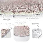 - RealHomes Dijital Baskılı Kaymaz Tabanlı Comfort Yuvarlak Halı - Realhomes  Realhomes Simli Yüzey İllüstrasyon Dijital Baskılı Turuncu Mutfak Yıkanabilir Kaymaz Tabanlı Yuvarlak Halı Realhomes