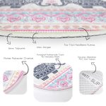 Modern Fil Desenli Dijital Baskılı Krem Salon ve Oturma Odası Yıkanabilir Kaymaz Tabanlı Yuvarlak Halı Realhomes