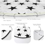 - RealHomes Dijital Baskılı Kaymaz Tabanlı Comfort Yuvarlak Halı - Realhomes  Realhomes Modern Yıldız Desenli Dijital Baskılı Siyah Mutfak Yıkanabilir Kaymaz Tabanlı Yuvarlak Halı Realhomes