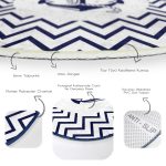 - RealHomes Dijital Baskılı Kaymaz Tabanlı Comfort Yuvarlak Halı - Realhomes  Beyaz Zeminde Geometrik Çizimli Çapa Desenli Dijital Baskılı Modern Lacivert Outdoor Yıkanabilir Kaymaz Tabanlı Yuvarlak Halı Realhomes