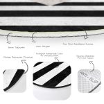 - RealHomes Dijital Baskılı Kaymaz Tabanlı Comfort Yuvarlak Halı - Realhomes  Realhomes Modern Kalp Desenli Dijital Baskılı Siyah Banyo Yıkanabilir Kaymaz Tabanlı Yuvarlak Kadife Halı Realhomes