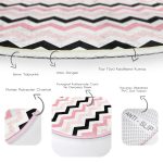 - RealHomes Dijital Baskılı Kaymaz Tabanlı Comfort Yuvarlak Halı - Realhomes  Beyaz Zeminde Renkli Geometrik Zikzak Desenli Dijital Baskılı Modern Pembe Banyo Yıkanabilir Kaymaz Tabanlı Yuvarlak Halı Realhomes