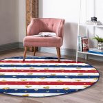 - RealHomes Dijital Baskılı Kaymaz Tabanlı Comfort Yuvarlak Halı - Realhomes Beyaz Zeminde Gold Detaylı Kalp Desenli Dijital Baskılı Modern Renkli Banyo Yıkanabilir Kaymaz Tabanlı Yuvarlak Halı Realhomes