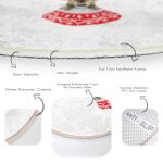 - RealHomes Dijital Baskılı Kaymaz Tabanlı Comfort Yuvarlak Halı - Realhomes  Modern Geyik Desen Dijital Baskılı Bordo Salon ve Oturma Odası Yıkanabilir Kaymaz Tabanlı Yuvarlak Halı Realhomes