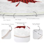 - RealHomes Dijital Baskılı Kaymaz Tabanlı Comfort Yuvarlak Halı - Realhomes  Beyaz Zeminde Ekose Desenli Yaprak Dijital Baskılı Modern Bordo Balkon Yıkanabilir Kaymaz Tabanlı Yuvarlak Halı Realhomes