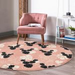 - RealHomes Dijital Baskılı Kaymaz Tabanlı Comfort Yuvarlak Halı - Realhomes  Renkli Zeminde Yaprak Desenli Dijital Baskılı Modern Turuncu Koridor ve Antre Yıkanabilir Kaymaz Tabanlı Yuvarlak Halı Realhomes