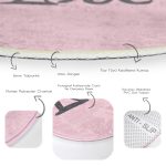 - RealHomes Dijital Baskılı Kaymaz Tabanlı Comfort Yuvarlak Halı - Realhomes Sevgililer Günü Temalı Özel Tasarım Dijital Baskılı Modern Pembe Çocuk ve Genç Odası Yıkanabilir Kaymaz Tabanlı Yuvarlak Halı Realhomes